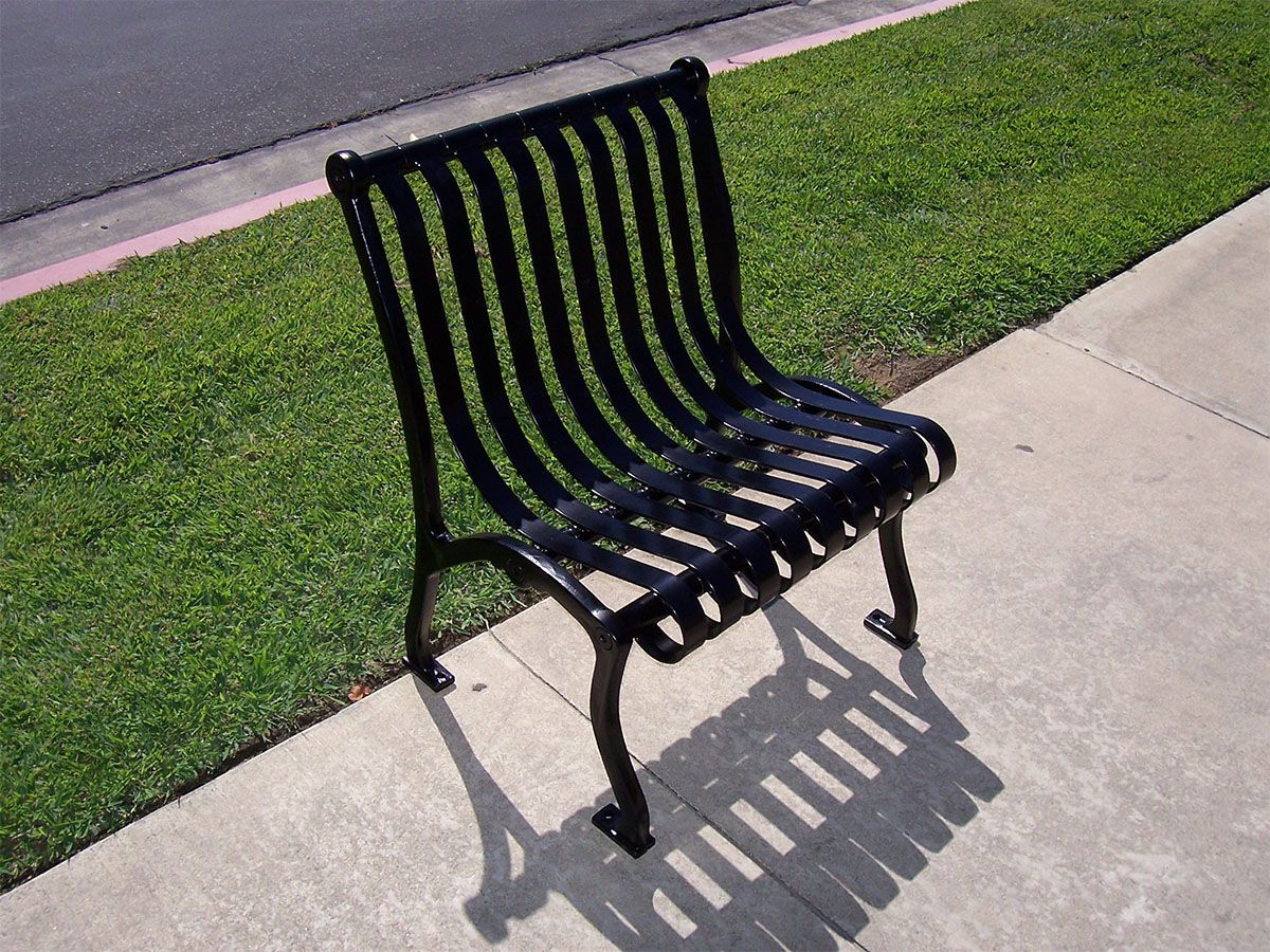 Iron Valley Chair with Strap Steel Seat and Back