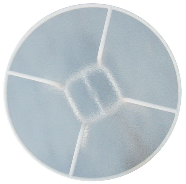 36" Round Acrylic Top Dining Table, With Umbrella Hole