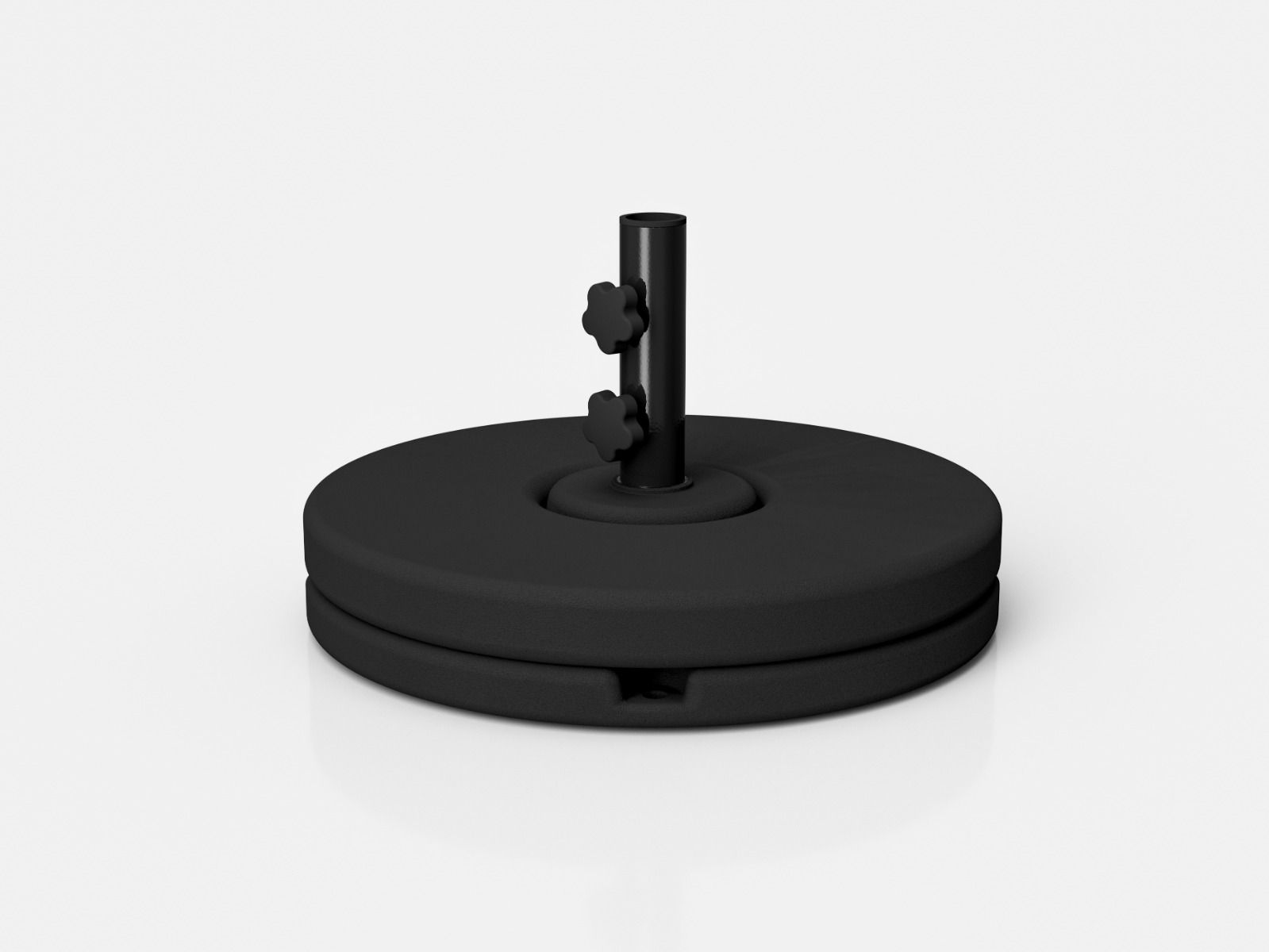 20" Resin Coated Concrete Umbrella Base