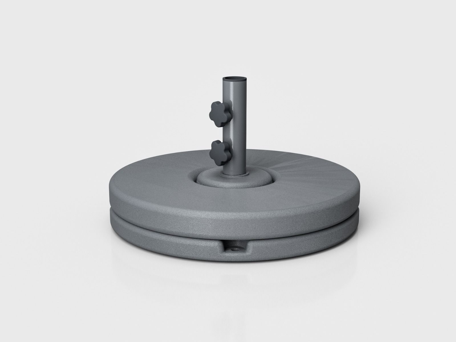 20" Resin Coated Concrete Umbrella Base