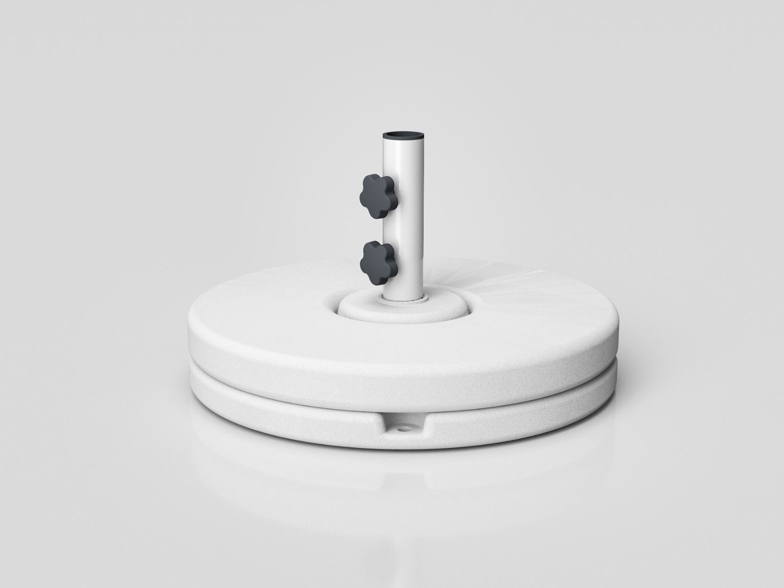 20" Resin Coated Concrete Umbrella Base