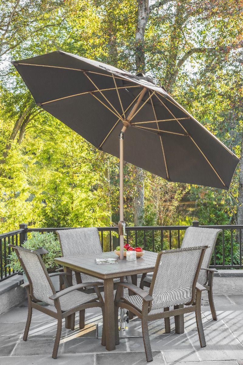 Monterey Collection Octagon Fiberglass Market Umbrella