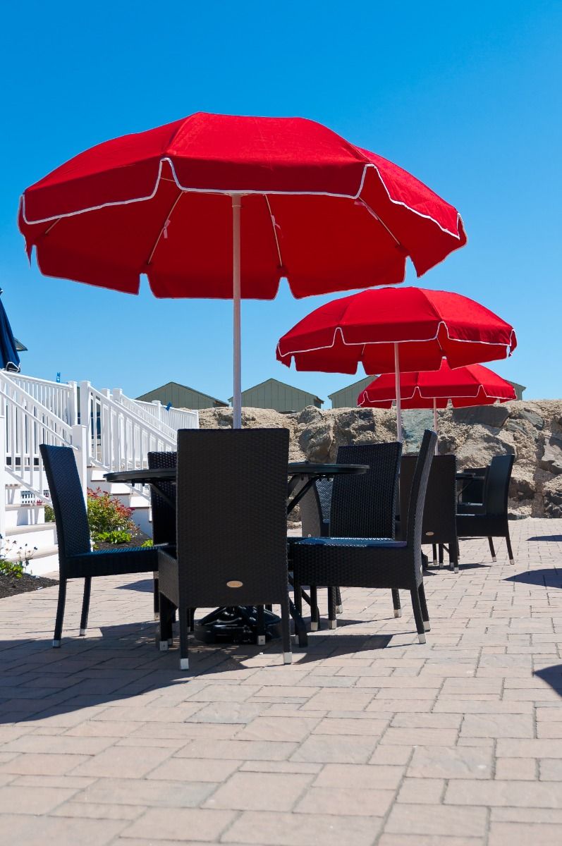 Catalina Modern Fiberglass Patio Umbrella