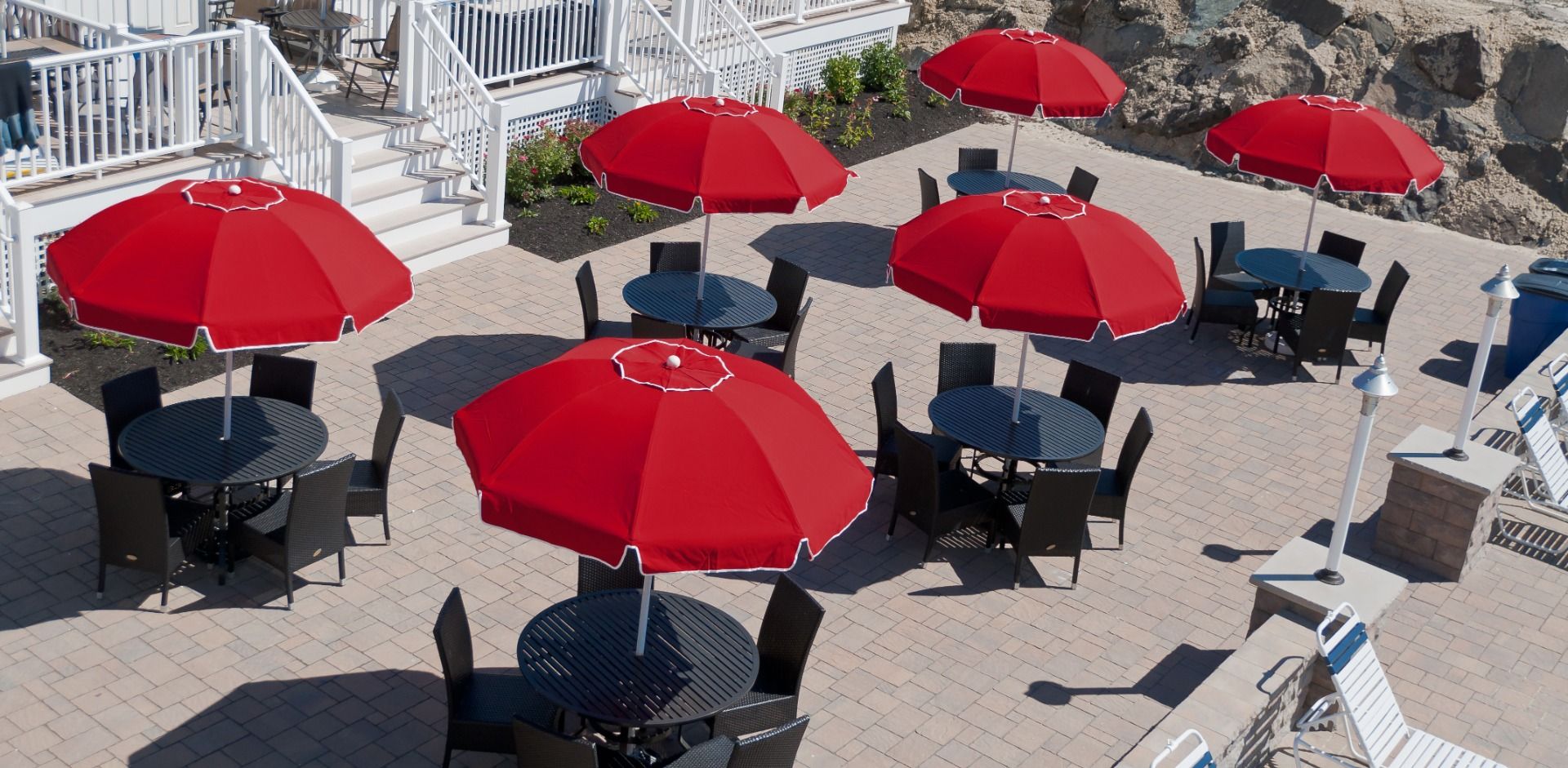 Catalina Modern Fiberglass Patio Umbrella