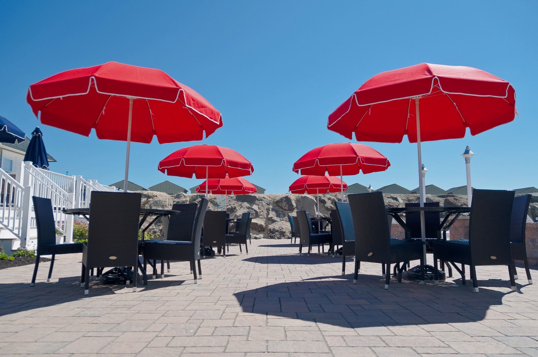 Catalina Modern Fiberglass Patio Umbrella