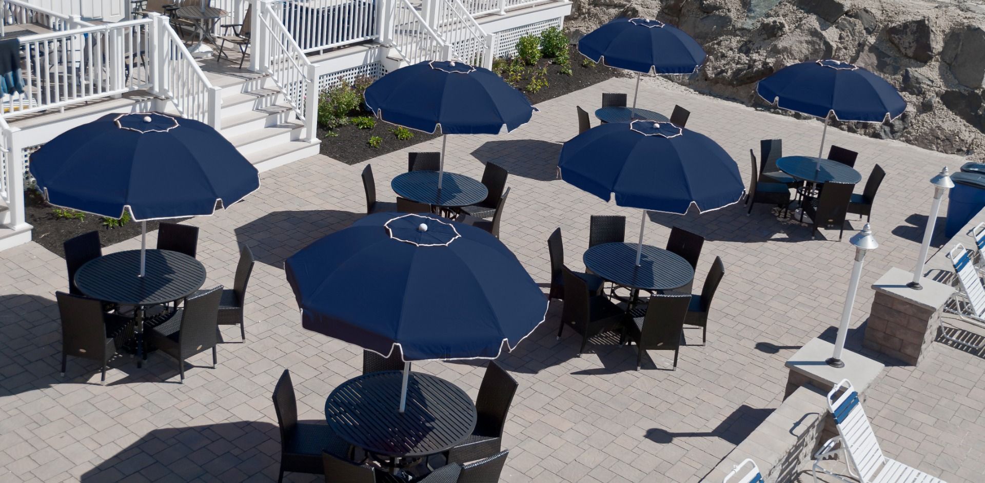 Catalina Modern Fiberglass Patio Umbrella