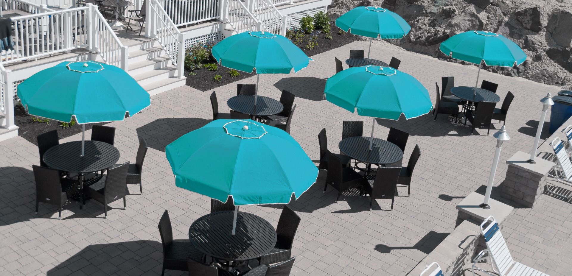 Catalina Modern Fiberglass Patio Umbrella