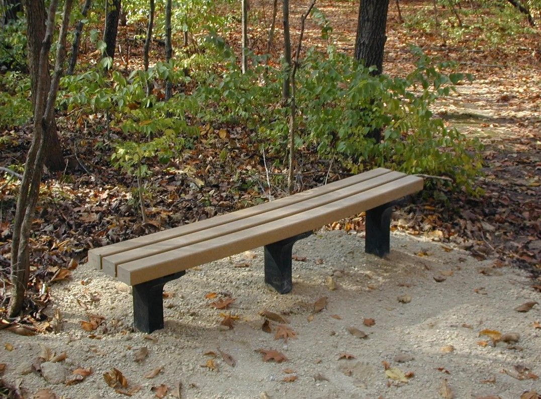 Trail Bench w/ Black Legs
