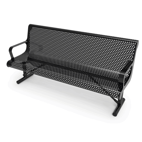 Rivendale Contour Bench with Back and Arm