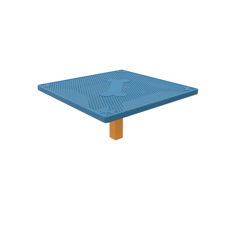 Square Grooming Table