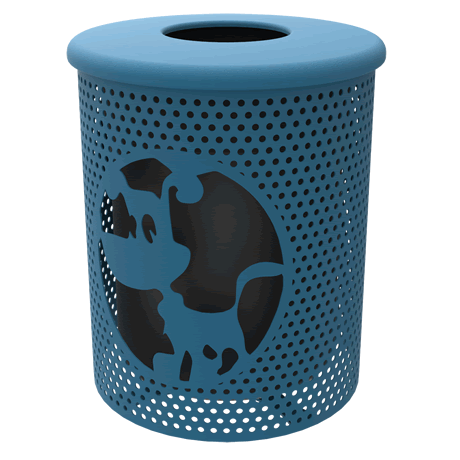 Dog Park Trash Receptacle