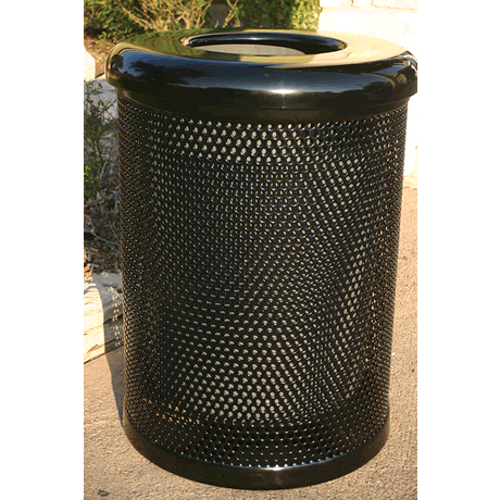Rivendale Sidewalk Series Trash Receptacle, Lid and Liner Sold Separately 