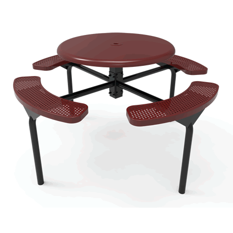 Rivendale Round Nexus Pedestal Table with Solid Top