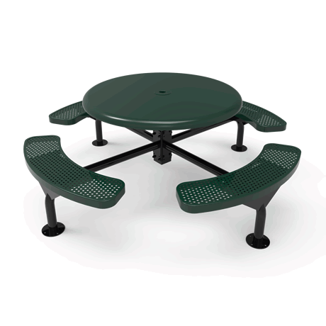 Rivendale Round Nexus Pedestal Table with Solid Top