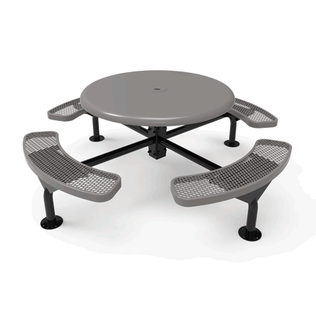 Rivendale Round Nexus Pedestal Table with Solid Top