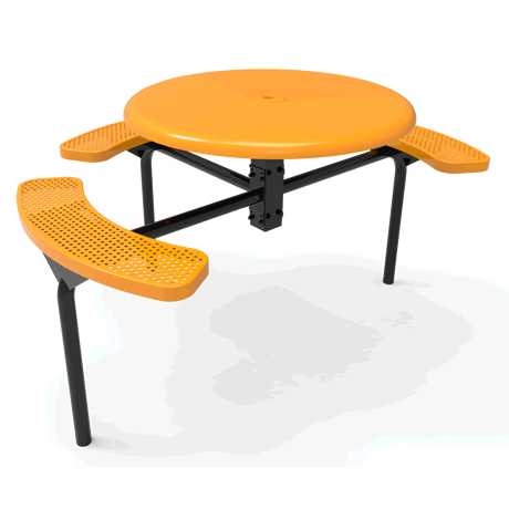 Rivendale Round Nexus Pedestal Table with Solid Top - ADA Accessible