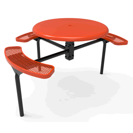 Rivendale Round Nexus Pedestal Table with Solid Top - ADA Accessible
