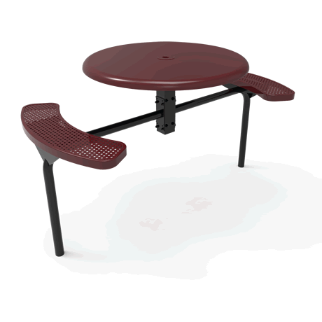 Rivendale Round Nexus Pedestal Table with Solid Top - ADA Accessible