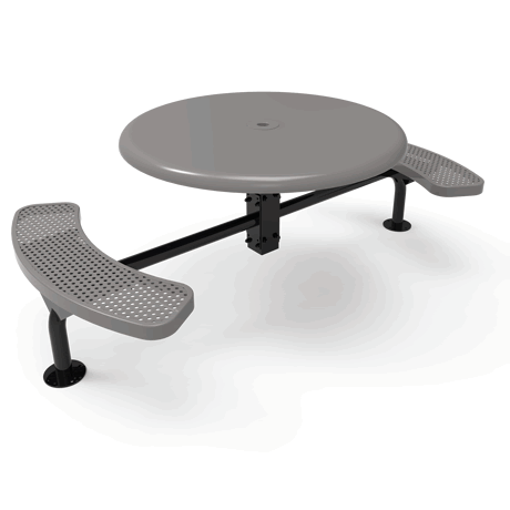 Rivendale Round Nexus Pedestal Table with Solid Top - ADA Accessible