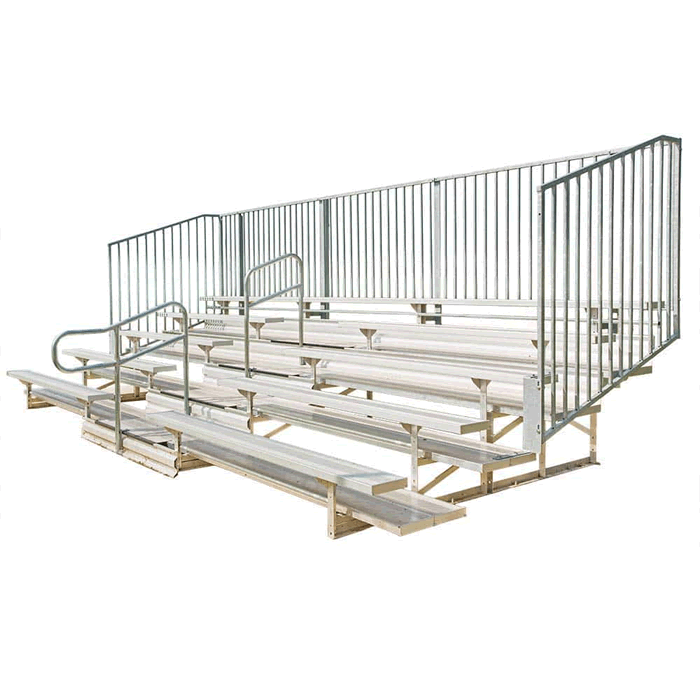 Deluxe 5 Row 8" Rise Bleachers