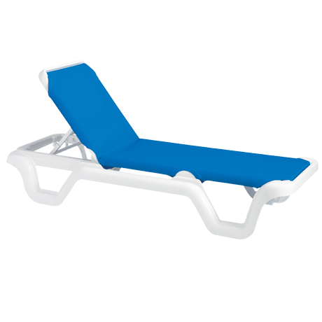 Marina Adjustable Sling Chaise Lounge without Arms