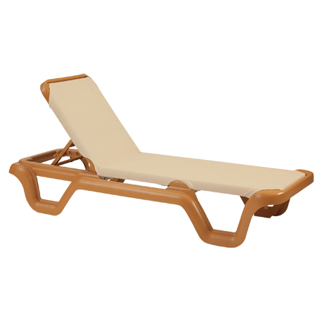 Marina Adjustable Sling Chaise Lounge without Arms