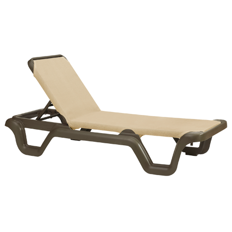 Marina Adjustable Sling Chaise Lounge without Arms