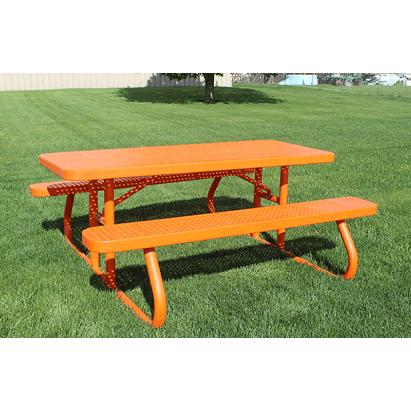 Champion Series Rectangle Picnic Table - Free Standing