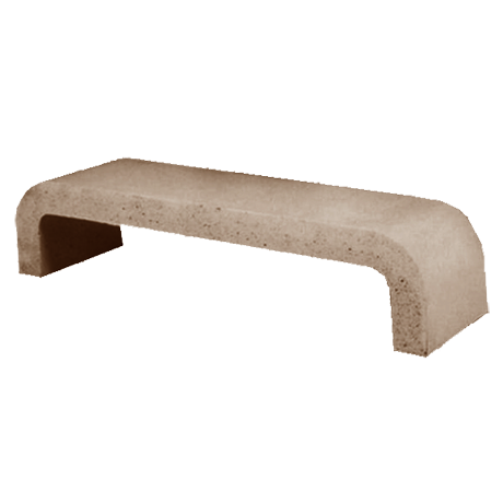 Royal Concrete Backless Bench