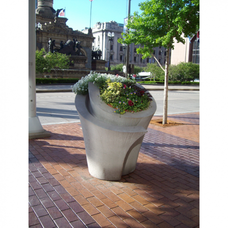 Calla Lilly Concrete Planter