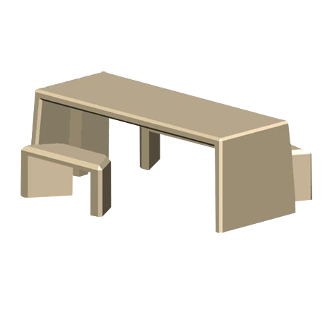 ADA UT Series Concrete Monster Table