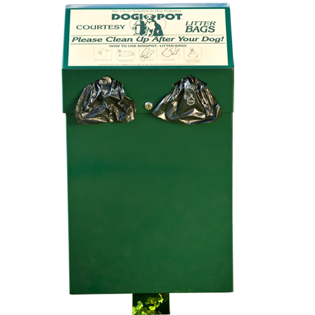 Dogvalet Aluminum Bag Dispenser / Waste Container