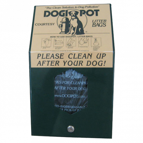 Aluminum Header Pak Dogipot Junior Bag Dispenser