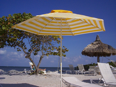 South Beach Heavy Duty Commercial Umbrella, 9 Foot Diameter