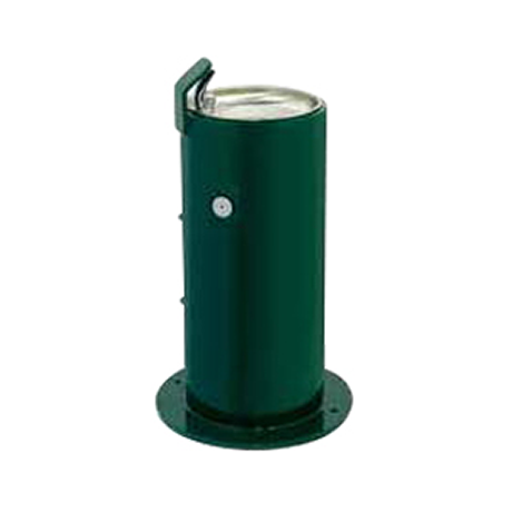 Round Child Height Metal Pedestal Drinking Fountain with Standard Valve Sytem