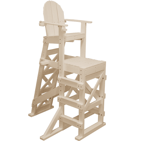 Tall Lifeguard Chair With Side Steps