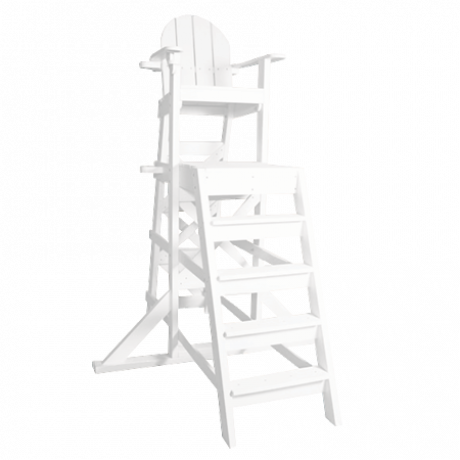 Tall Lifeguard Chair With Front Ladder