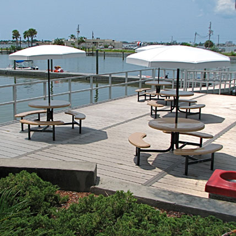 Cafe Style Fiberglass Table