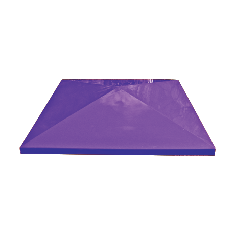 Bistro Square Fiberglass Umbrella with Valence