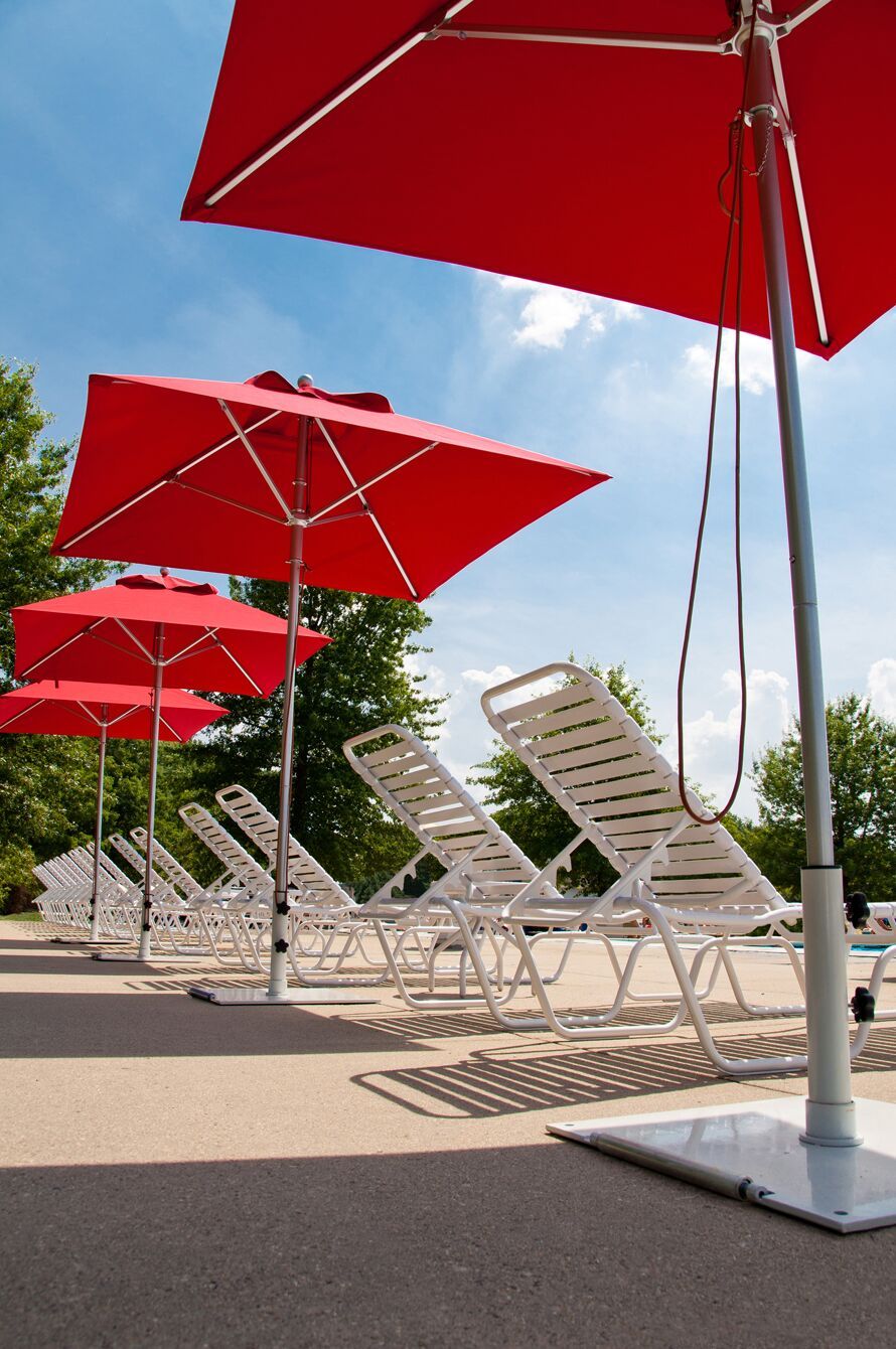 Steel Plate Umbrella Base with Wheels