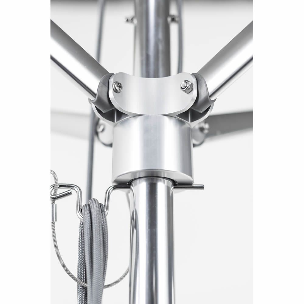 Greenwich Series Square Aluminum Market Umbrella