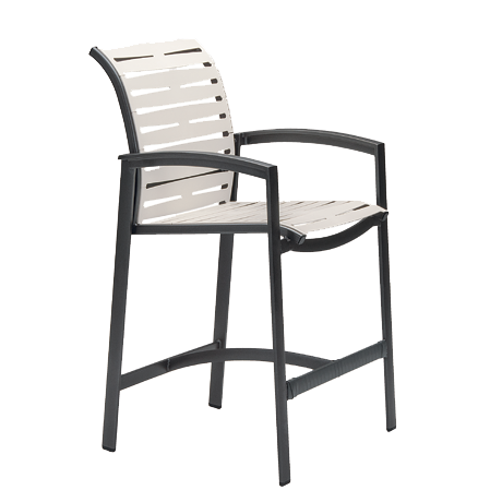 Elance Segment Stationary Bar Stool