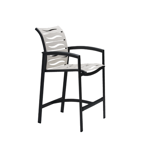 Elance Segment Stationary Bar Stool