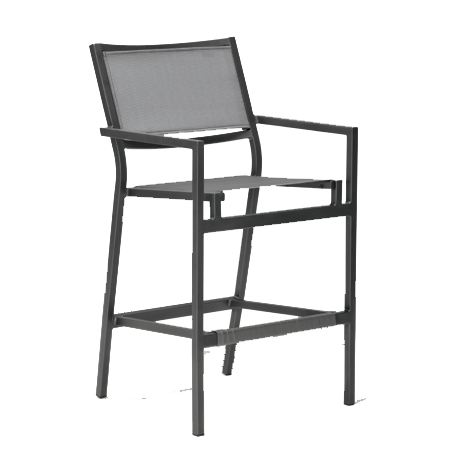 Cabana Club Sling Dining Stationary Bar Stool