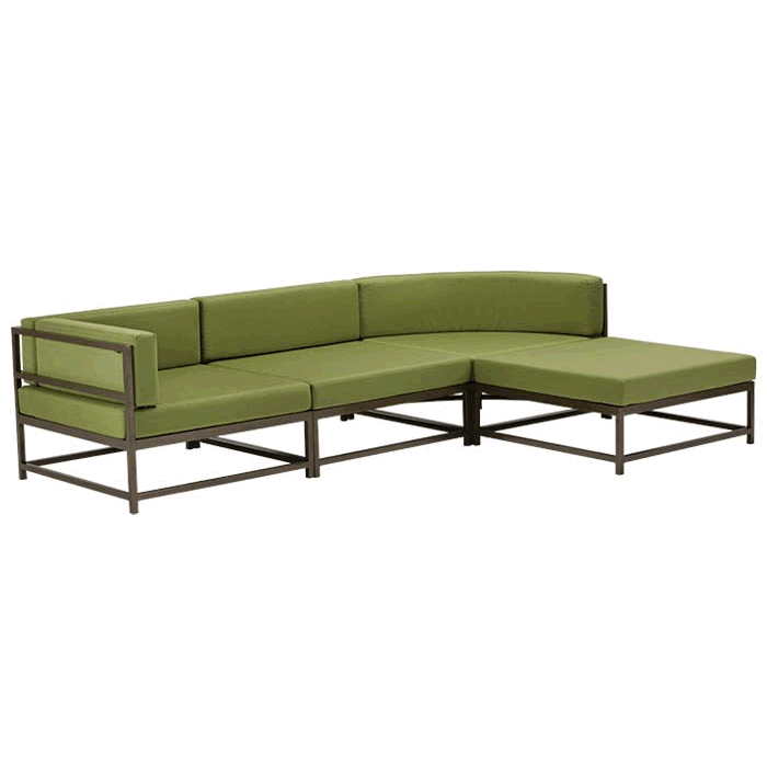 Cabana Club Cushion Square Corner Module