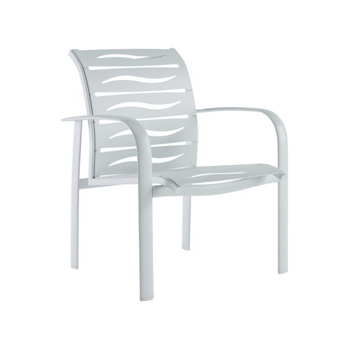 Laguna Beach EZ Span Aluminum Stackable Dining Arm Chair