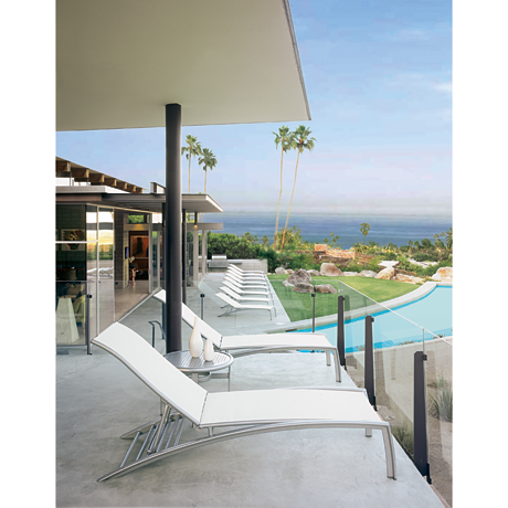 South Beach Relaxed Sling Chaise Lounge