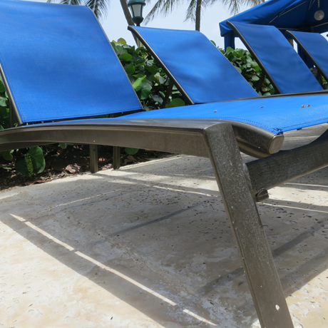Elance Relaxed Sling Armless Chaise Lounge