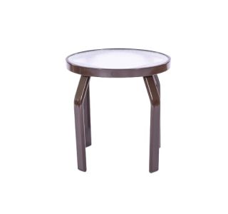 Barbados Acrylic Top Side Table