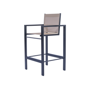 Malibu Sling Bar Chair with Back